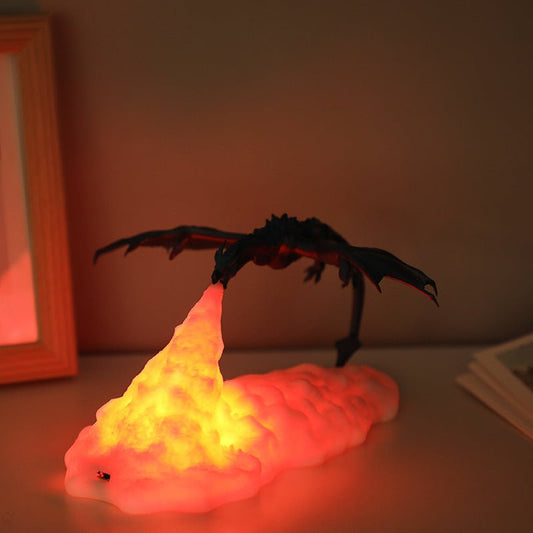 🌙 3D LED Night Lamp – Modern Printed Home Light 💡