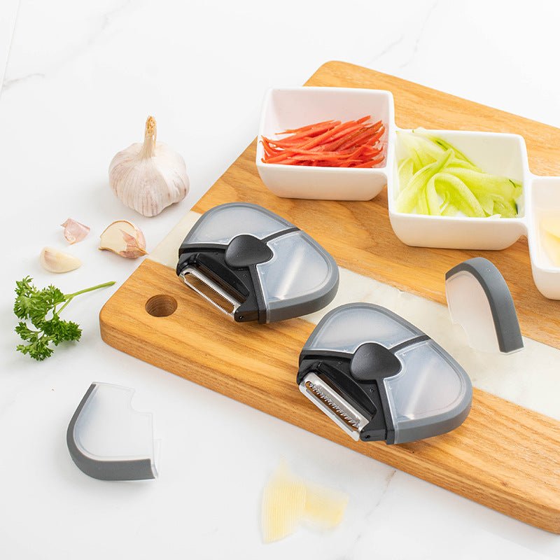 🔪 3-in-1 Multi-Function Peeler – Paring Knife, Fruit & Potato Tool 🍎🥔🍉